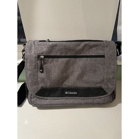Columbia Departure Point Messenger Diaper Bag - Insulated Travel Bag with Strap - Picture 1 of 14